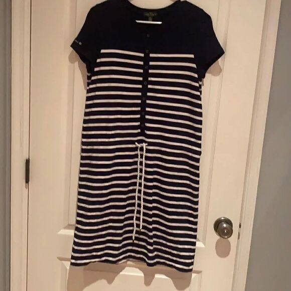Ralph Lauren drawstring casual dress M - Picture 1 of 3